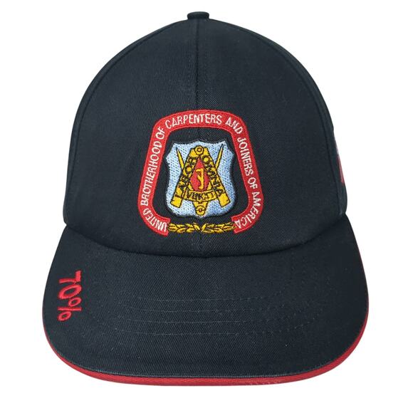United Brotherhood Of Carpenters And Joiners Of America Baseball Cap Black OS - Picture 1 of 8